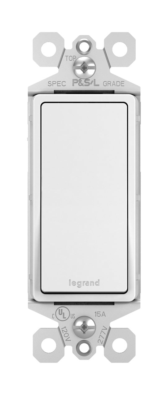 Legrand Radiant momentary contact switch, push button, 15A, 120V, 1 pole Legrand Radiant momentary contact switch, push button, 15A, 120V, 1 pole